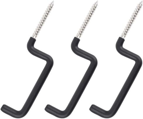 Archery Bow Hook Real Tree Stand Bow Hangers Bow Gear Holder Outdoor Hunting Accessory Black(6pcs/Pack in Saudi Arabia