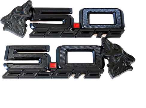 S650 Style Coyote 5.0 "شارات الحاجز (الزوج) (أحمر) in Kuwait