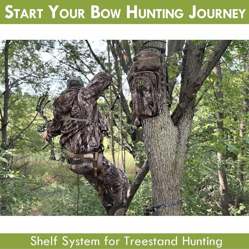 Bow Hunting Backpack for Men, Saddle Camo backpack with Bow Holder, Compound Bow Hunting Bag for Deer and Elk Hunting in Kuwait