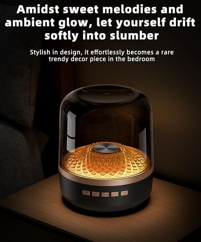 Bluetooth Speaker with HD Sound and Lights, Portable Wireless, Long-lasting battery life, TWS Pairing, for Home/Party/Outdoor/Travel/Beach, Stocking Stuffers, White Elephant Gifts for Adults (Black) in Saudi Arabia