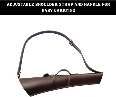 Leather Gun Scabbard Cover 33-Inch for Shotgun & Rifle Case, Made with 100% Premium Leather, Shotgun Rifle Case in Saudi Arabia