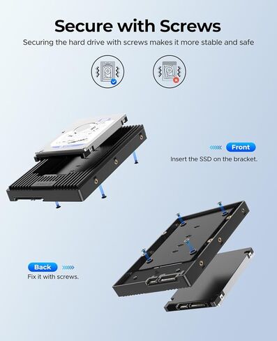 ORICO 1TB 2.5 Inch SATA SSD and 2.5 to 3.5 SATA Adapter Bracket Bundle in Saudi Arabia
