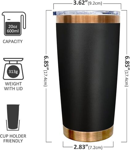 20 oz Tumblers Stainless Steel Tumbler with Lid and Straw Insulated Copper Coffee Mug for Laser Graving 38oz Powder Coated Cup(Mix6A) in Saudi Arabia