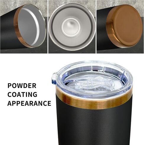20 oz Tumblers Stainless Steel Tumbler with Lid and Straw Insulated Copper Coffee Mug for Laser Graving 38oz Powder Coated Cup(Mix6A) in Saudi Arabia