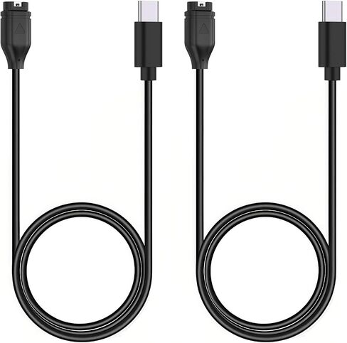 for Garmin Watch Charger - Charging Cable for Garmin Vivoactive 6 5 4, Forerunner 970 965 265 255 165 55, Fenix 8 7 6 5 E, Instinct 3 2, Venu 3s 3 2 X1, Approach S70 S62 S50, Tactix 8 7 Pro in Saudi Arabia