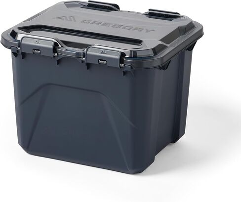 Gregory Alpaca 50L Waterproof Gear Organization/Camping Gear Box with Transparent Removeable Lid, Mirage Tan in Saudi Arabia