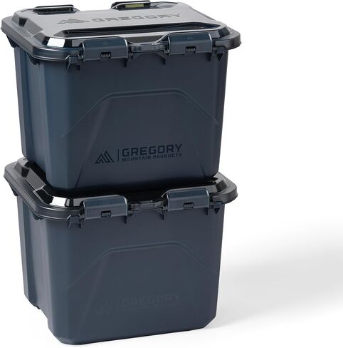 Gregory Alpaca 50L Waterproof Gear Organization/Camping Gear Box with Transparent Removeable Lid, Mirage Tan in Saudi Arabia