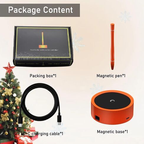 قلم حبر جاف مع ارتفاع مغناطيسي وقاعدة وصل USB C، ومحول 4 في 1 مع جيجابت إيثرنت، هدية عمل مثالية لعيد الميلاد للمحترفين الناجحين، وعشاق التكنولوجيا، وأقلام Pentel ومستخدمي أقلام التوقيع in Saudi Arabia