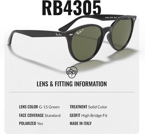 نظارات شمسية راي بان RB4305 على شكل فانتوس للرجال والنساء مع مجموعة نظارات رايبان الرسمية in Saudi Arabia
