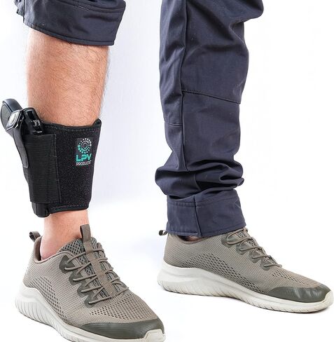 حافظة الكاحل لـ 380، حافظة الحذاء الداخلية – سحب صامت سريع – مريح ومتين | يناسب: SIG P365 P238 Ruger LCP 380 LC9 EC9s Glock 26 43، Bodyguard 380، M&P Shield وبنادق مماثلة [380 9mm 22 LR] in Kuwait