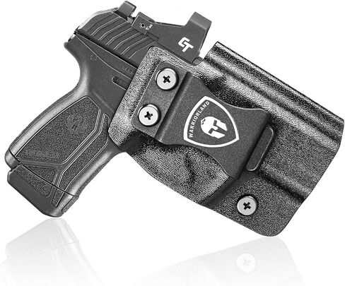 WARRIORLAND IWB Kydex الحافظة مع قطع البصريات، متوافق مع مسدس Ruger Max 9، داخل حزام الخصر الملحق إخفاء الحمل، Adj. الاحتفاظ وعدم القدرة، اليد اليمنى/اليسرى اختيارية in Kuwait