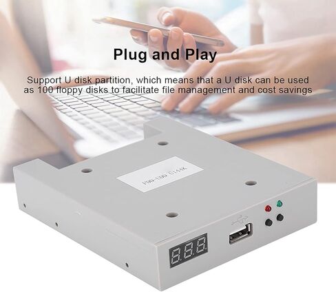 محاكي محرك الأقراص المرنة USB SSD محاكي محرك الأقراص المرنة مع CDR لوحدات التحكم الصناعية FDDUDD U144K 1.44 ميجابايت in Saudi Arabia