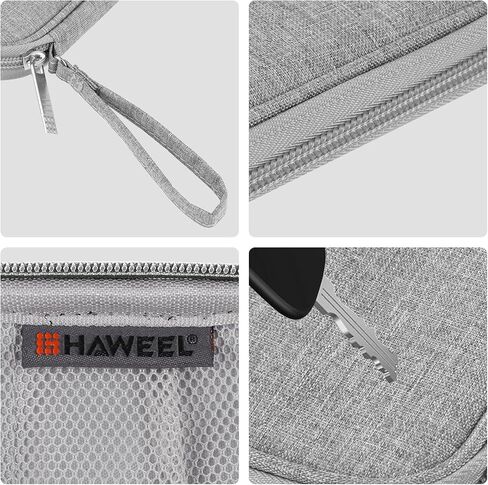Electronic Organizer Storage Bag for Cellphones, Power Bank, Cables, Mouse, Earphones(Grey) in Saudi Arabia