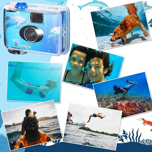 Fujifilm Disposable QuickSnap Waterproof Pool Underwater 35mm Camera, Pack of 2 in Kuwait