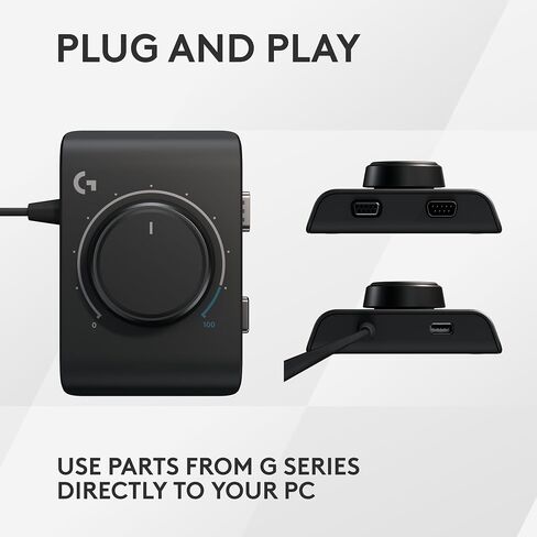 محول Logitech G Racing لوحدات تحكم Xbox Series X|S وXbox One وPlaystation 4 وPlaystation 5 والكمبيوتر الشخصي (متجدد) in Kuwait