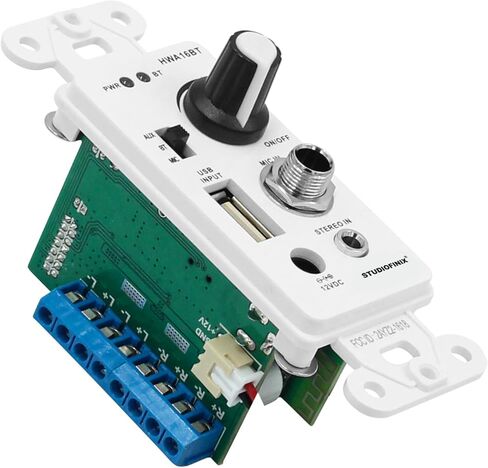 STUDIOFINIX in Wall Audio Control Amplifier Receiver Wall Plate for Sound Systems Home Theater Integration (4 Channel) in Saudi Arabia