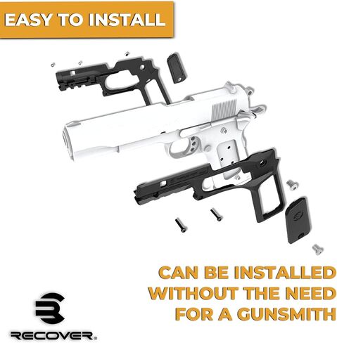 Recover CC3P Rail Adapter with Interchangeable Panels Compatible with Full Size 1911 Single Stack in Kuwait