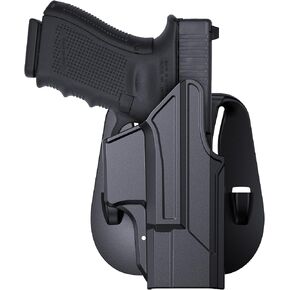 OWB Holster Compatible with Glock 19 19X 45, Thumb Release Belt Holster in Kuwait