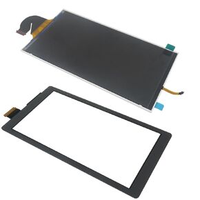 شاشة عرض LCD بديلة من GRABOTE (5.5 بوصة) + محول رقمي يعمل باللمس (أسود) مناسب لجهاز Nintendo Switch Lite in Kuwait