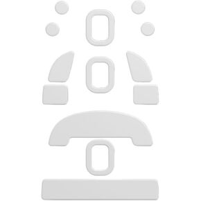 Pulsar Gaming Gears - PTFE Mouse Feet for X2 & X2 Mini Wireless Mice Premium Skate - White, Original Thin Type (0.6mm) in Saudi Arabia