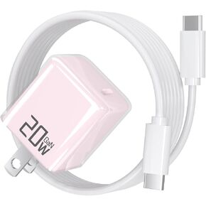 TONIWA 20W Pink Fast Charger Compatible with Kindle Paperwhite Signature Edition 32GB-11th 12th, Kindle Paperwhite 16GB-11th 12th (2021 & 2024 Release) with 6FT USB Type-C Charging Cable in Kuwait