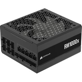 CORSAIR RM1000x مزود طاقة ATX منخفض الضوضاء معياري بالكامل - متوافق مع ATX 3.1 - دعم PCIe 5.1 - كفاءة Cybenetics الذهبية - موصل أصلي 12V-2x6 - أسود (متجدد) in Kuwait