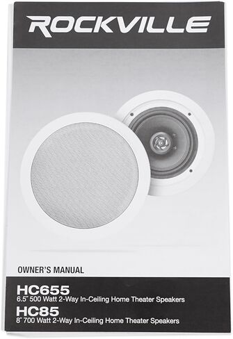 Rockville (8) HC85 8" Inch 700 Watt in-Ceiling Home Theater Speakers 8 Ohm in Saudi Arabia