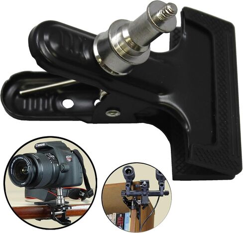 BlueDot Trading Photo Studio Clamp with Spigot and ¼ inch Threads, for Photography Lighting Studio Accessories, Umbrellas and Backgrounds, Two (2) Clamps in Kuwait