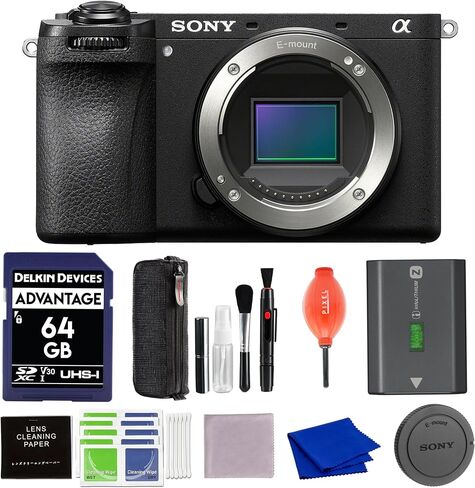 Sony Alpha a6700 Mirrorless Camera Body Bundle with 64GB SD Card, & More | Sony a6700 in Saudi Arabia