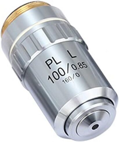 مجموعة ملحقات المجهر 5X 10X 20X 40X 50X 60X 80X 100X خطة المجهر المعدني اللوني عدسة موضوعية عدسات مسافة العمل الطويلة شرائح المجهر (40X) in Kuwait