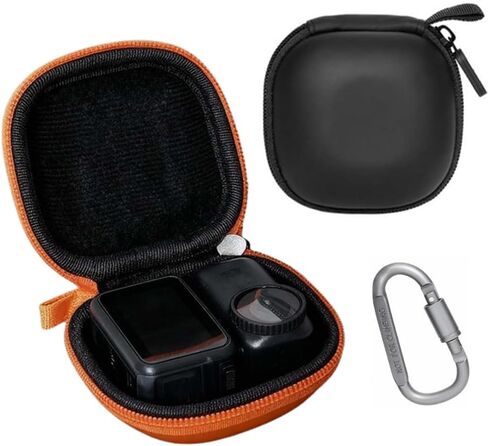 Camera Storage Case for DJI Osmo Nano，Mini Protective Cover Lightweight Dustproof Scratch-Resistant with Carabiner Convenient for Carrying (Black) in Saudi Arabia