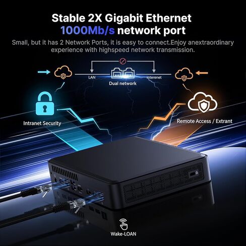 Intel NUC NUC8V5CB8N Slim Mini PC 8GB DDR3 RAM & 256GB SSD Versatile Computers with Intel Core i5-8365U Processor, Support HDMI Dual 4K UHD/Bluetooth 5.1/Windows 11 Pro preinstalled in Kuwait