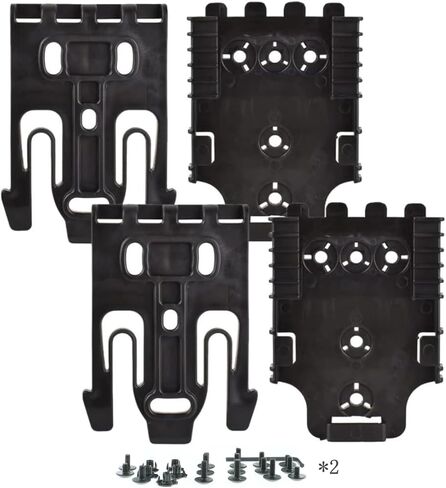 2 Pack QLS Kit, Quick Locking System Kit with Qls 19 and Qls22l for Quick Connect Drop Leg Holster Platform and Mid-Ride Universal Belt Loop Flex Adapte in Saudi Arabia