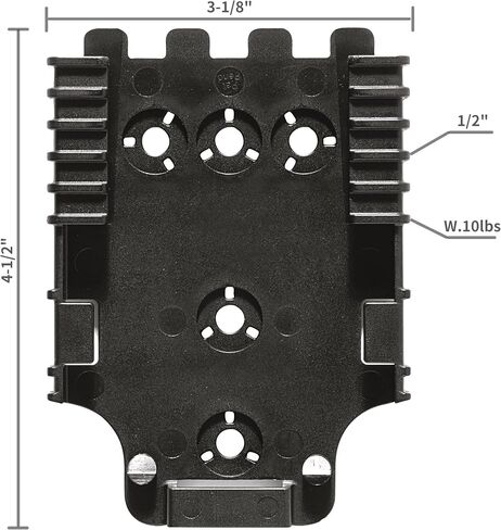 2 Pack QLS Kit, Quick Locking System Kit with Qls 19 and Qls22l for Quick Connect Drop Leg Holster Platform and Mid-Ride Universal Belt Loop Flex Adapte in Saudi Arabia
