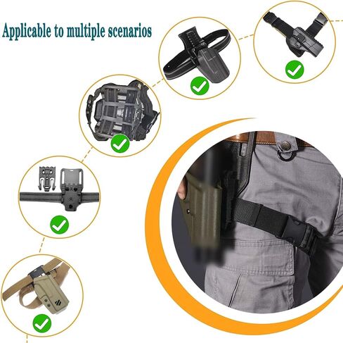 EDC Tactical Leg Strap, Thigh Strap Belt for Leg Holster, Military Leg Hanger Band Thicker and Longer for Hunting and Outdoors Unisex in Saudi Arabia