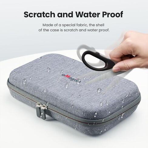 Carrying Case for Insta360 Go Ultra Camera EVA Hard Shell Shockproof Impact Resistant Large Capacity Removable Inner Tray in Saudi Arabia