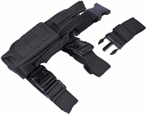 Drop Leg Holster Airsoft Holster Thigh Pistol Gun Holster Tactical Leg Harness Right Hand Adjustable in Saudi Arabia