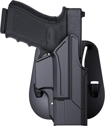 OWB Holster Compatible with Glock 19 19X 45, Thumb Release Belt Holster in Kuwait