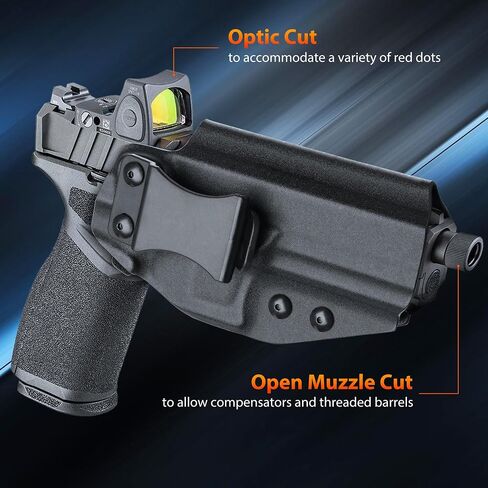 Kydex Holster for Springfield Echelon 4.5 Full Size, Optic Cut, Right Hand, Black in Kuwait