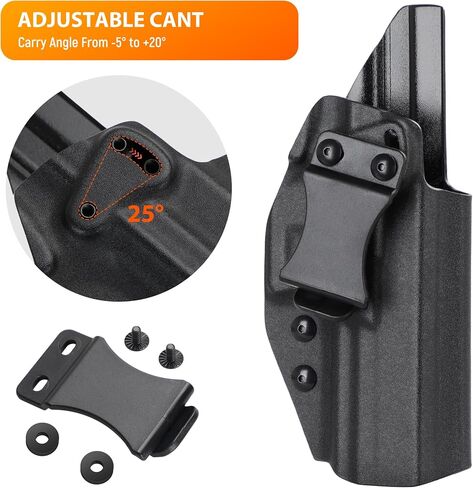 Kydex Holster for Springfield Echelon 4.5 Full Size, Optic Cut, Right Hand, Black in Kuwait