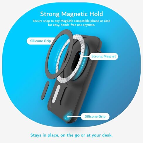 TUDIA Magnetic Holder for PLAUD Note and Plaud Note Pro AI Voice Recorder Case – Hard PC Slim Carrying Protective Cover with Strong Magnetic Attachment - Black in Saudi Arabia