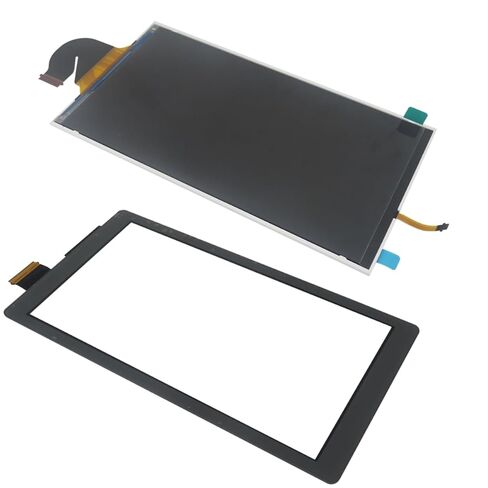 شاشة عرض LCD بديلة من GRABOTE (5.5 بوصة) + محول رقمي يعمل باللمس (أسود) مناسب لجهاز Nintendo Switch Lite in Kuwait