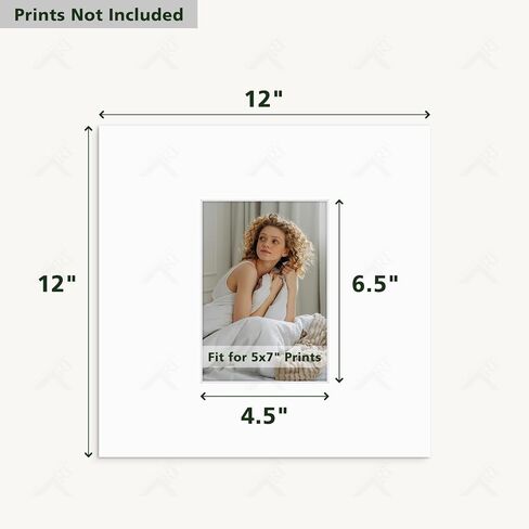 Golden State Art, Pack of 10, 8x8 Black Picture Mats Mattes with White Core Bevel Cut for 4x4 Photo in Saudi Arabia