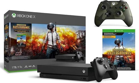 Microsoft Xbox One X 1TB PlayerUnknown's Battleground Bundle + Armed Forces II (Special Edition) Wireless Controller | Include：Xbox One X 1TB Console ,PlayerUnknown's Battlegrounds,Wireless Controller (Renewed) in Saudi Arabia