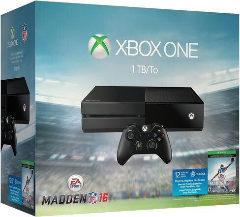 Xbox One 1TB Console - EA Sports Madden NFL 16 Bundle (Renewed) in Saudi Arabia