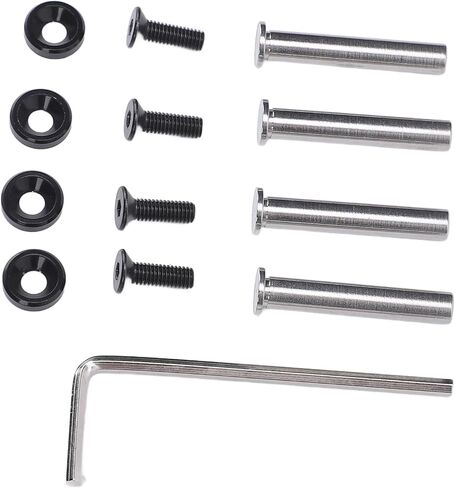 CPU Fan Screws, Aluminum Alloy Stainless Steel Mounting Kit for 25 30mm Computer Fans, with Anodized Washers for Water Cooling PC Case Fans (Silver) in Saudi Arabia