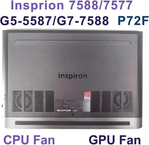 1pcs CPU GPU for Inspiron G7 15-7000 7577 Cooling Fan 7588 G5-5587 P72F Cooler Fan 2JJCP FJQS DC5V 0.5A FJQT Fans(GPU Fan) in Kuwait