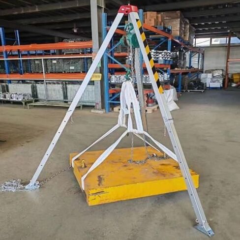 HeavyDuty Rescue Tripod for Confined Spaces Emergency Fire Tripod Kit Sturdy Scaffold Tripod for Rescue Operations and Safety HighStrength Lifeline Support System. in Saudi Arabia