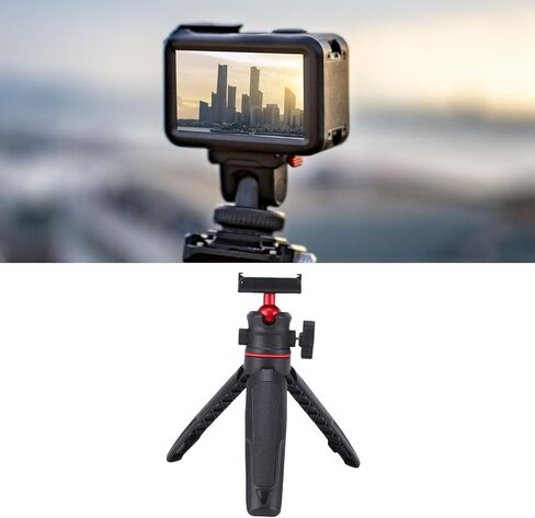 Fydun Extension Pole Tripod for Action 5 Pro 4 3 Camera Extendable Selfie Stick Tripod Magnetic Installation Ball Head Lightweight Portable Travel Vlog in Saudi Arabia