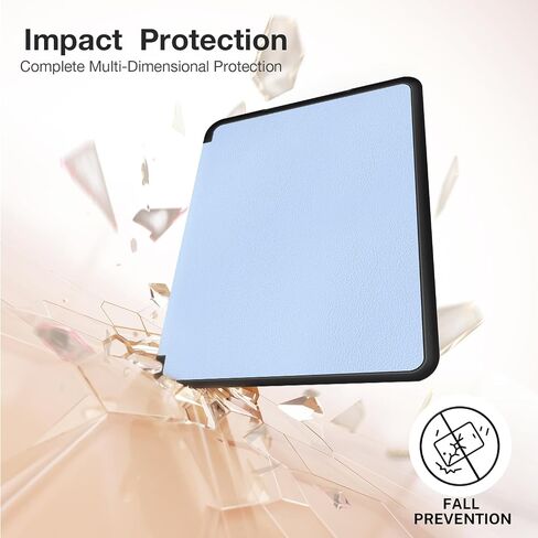 Case for 7" Kindle Paperwhite 12th Generation 2024 and Kindle Colorsoft Signature Edition, Slim Lightweight PU Leather Kindle Paperwhite Cover with Auto Sleep/Wake and Hand Strap, Vintage Brown in Saudi Arabia
